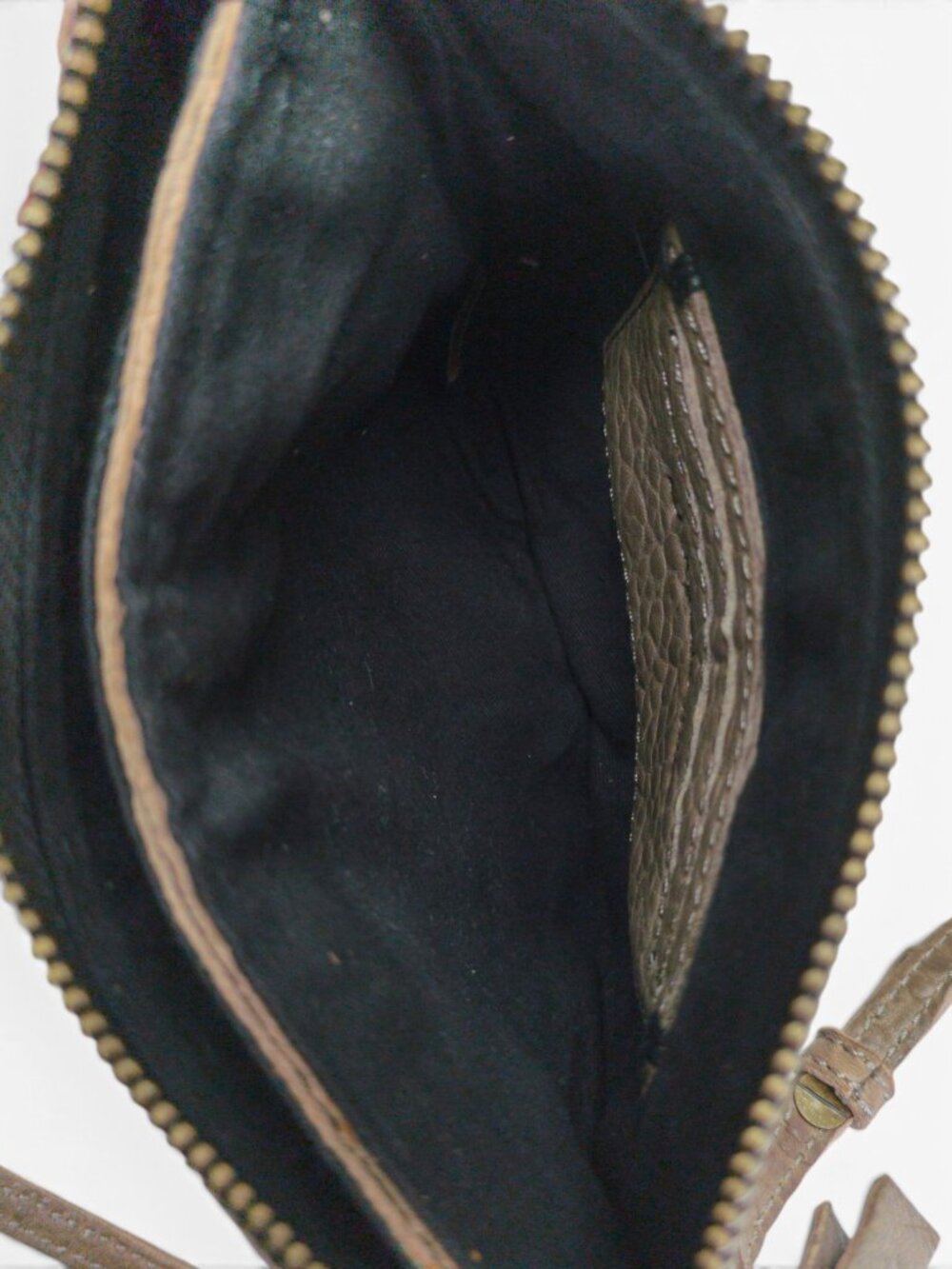 49 Square Miles Leather & Hair-On-Hide Crossbody, Dual-Pocket Design - Picture 10 of 15
